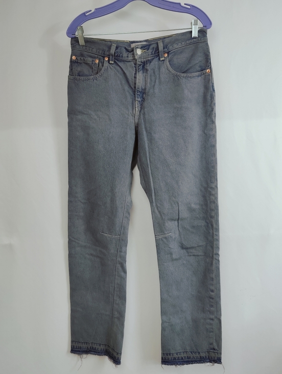 Levi's Denim - Levi's Women's Low Pro Straight Leg Jeans, Grey Blue, Sz 31